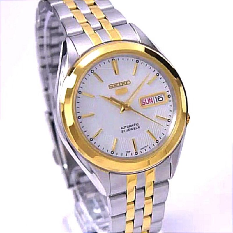 Jual Jam Tangan Pria SEIKO 5 AUTOMATIC 100 ORIGINAL Dual Tone