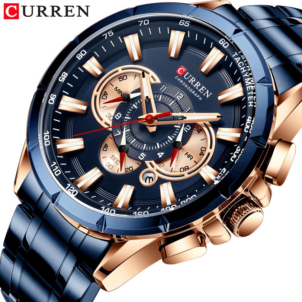 Harga jam 2025 curren chronograph