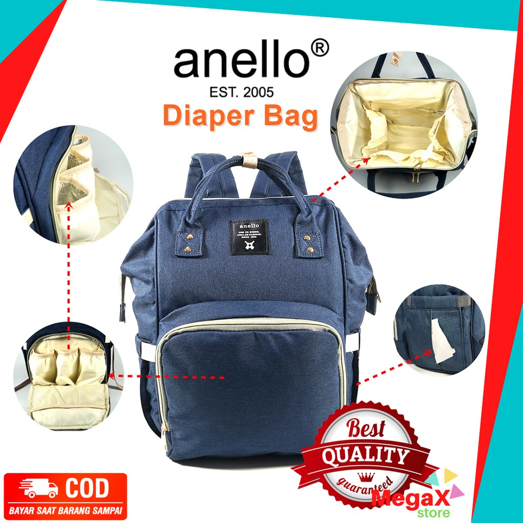 Harga anello shop diaper bag original