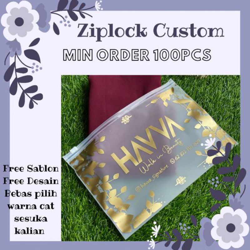 Ziplock custom best sale