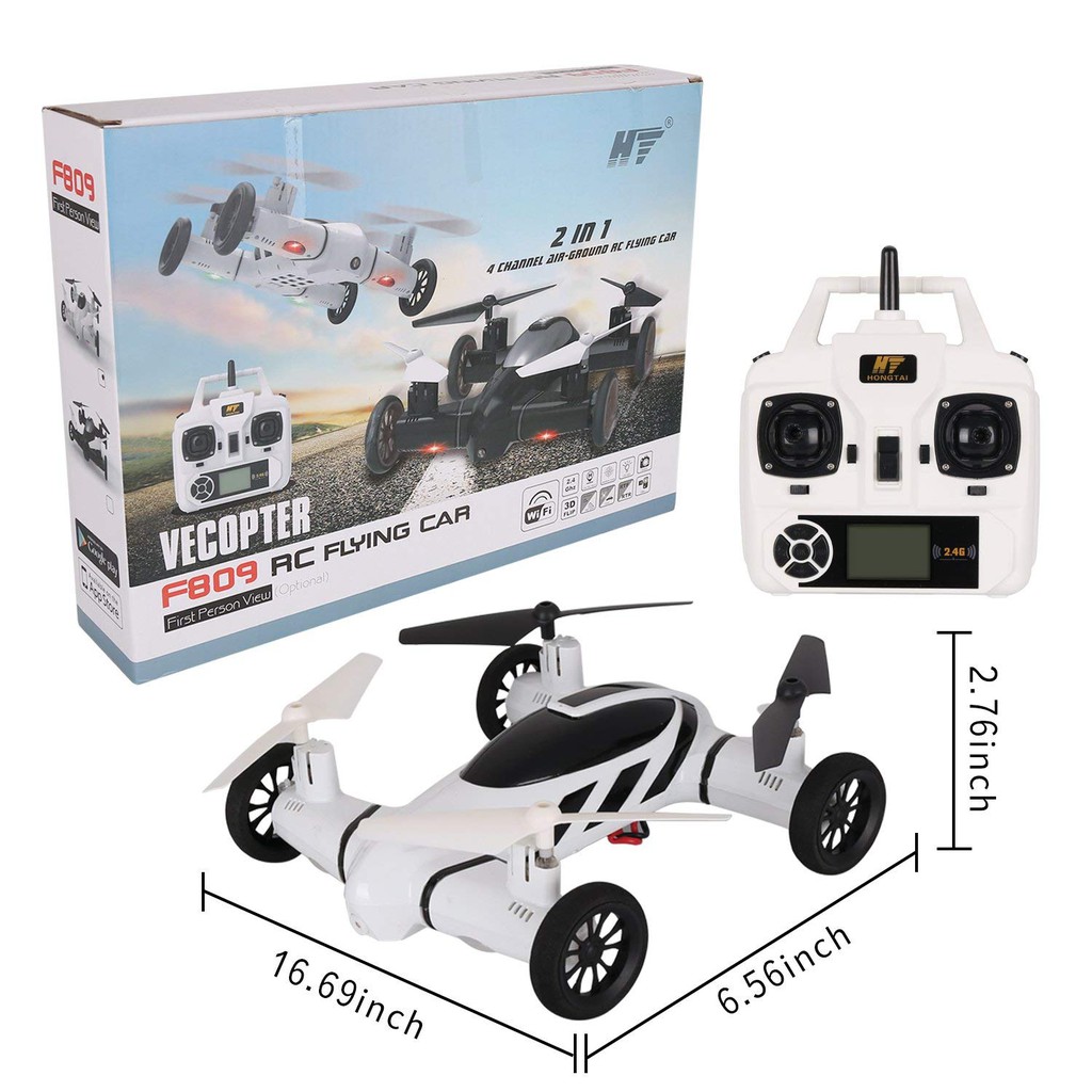 F809 rc flying store car