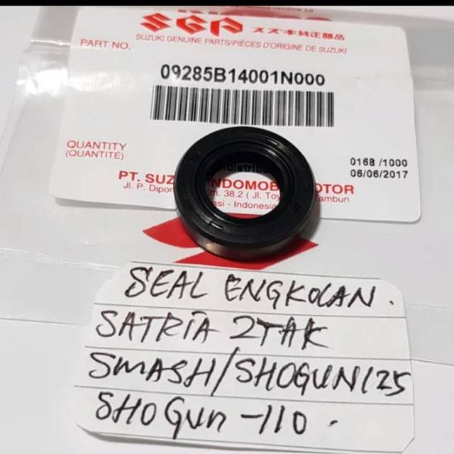 Jual SEAL SLAH ATAU SEAL ENGKOLAN 09285B14001N000 SMASH SATRIA 2