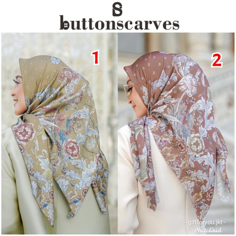 Button scarf deals