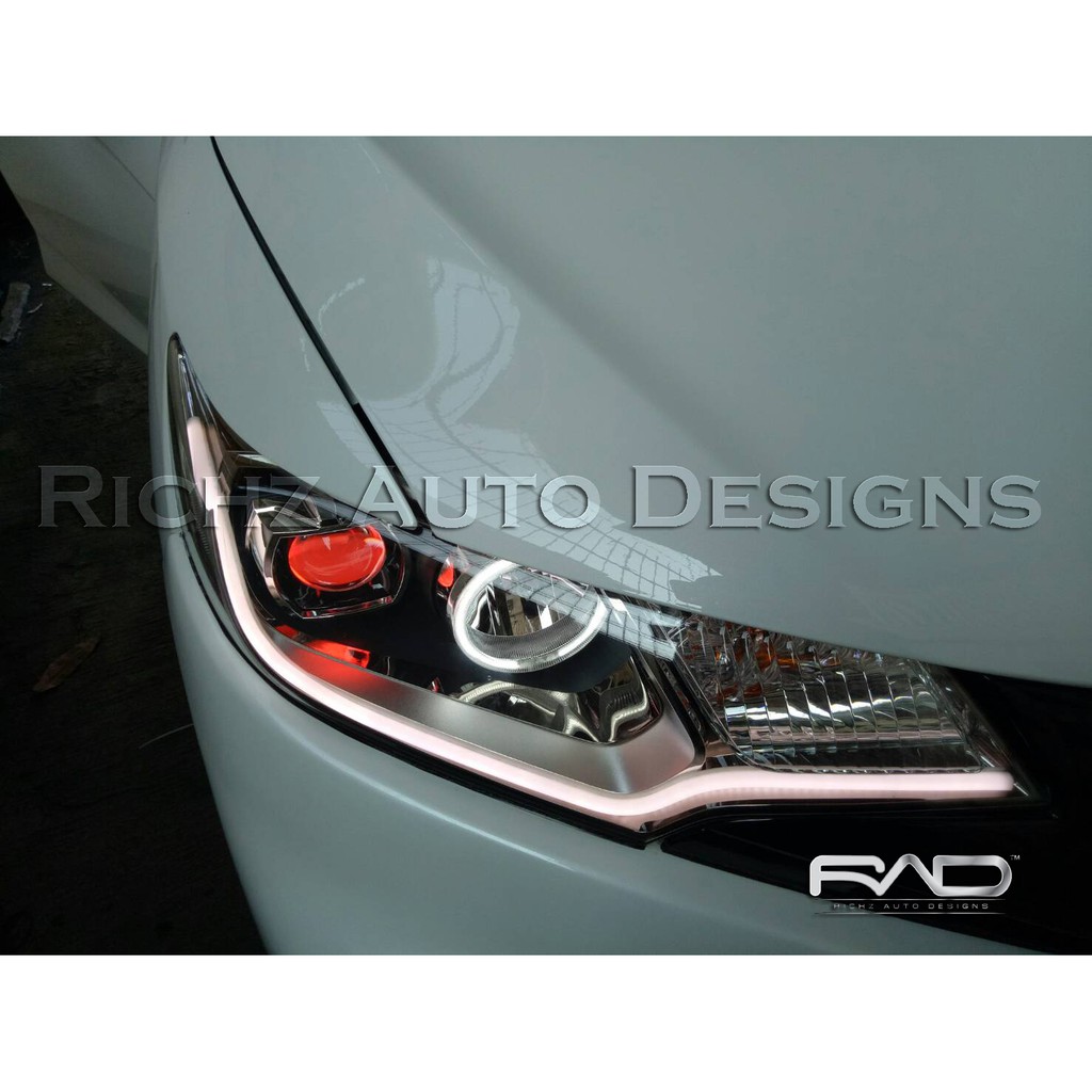 ヘッドライト Devil's CCFL Rim Headlights Rear Tail Lights Glass