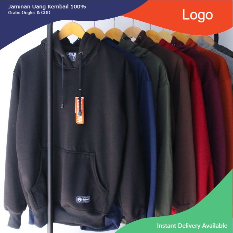 Jaket hoodie store shopee