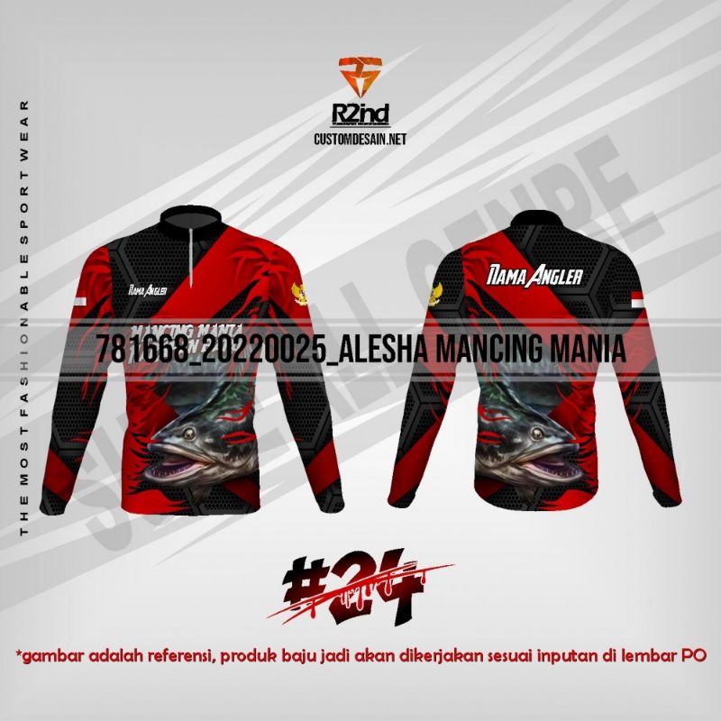 Produk jersey mancing