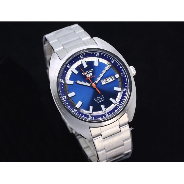 Jual Seiko 5 Sports SRPB15K1 Turtle Blue Dial Jam Pria Original