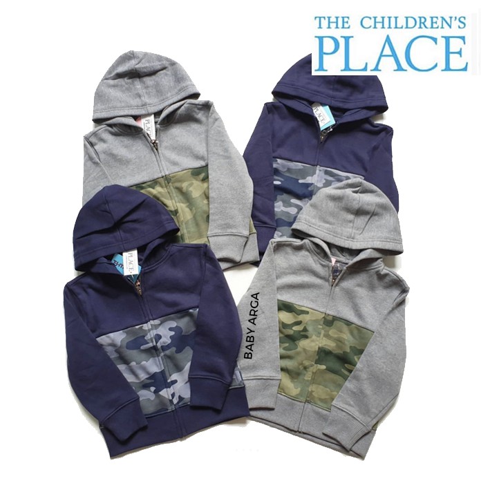 Children's place store camo jacket