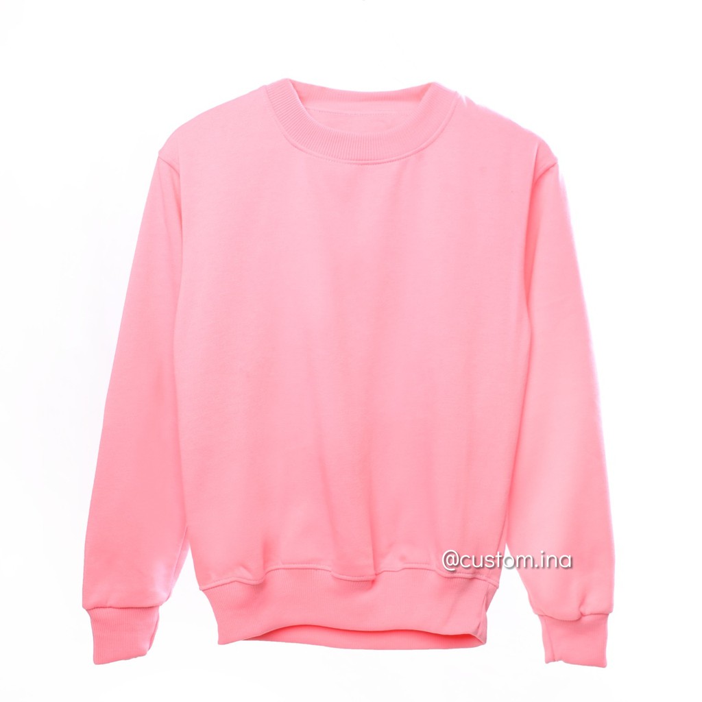 Baby pink crew neck sale