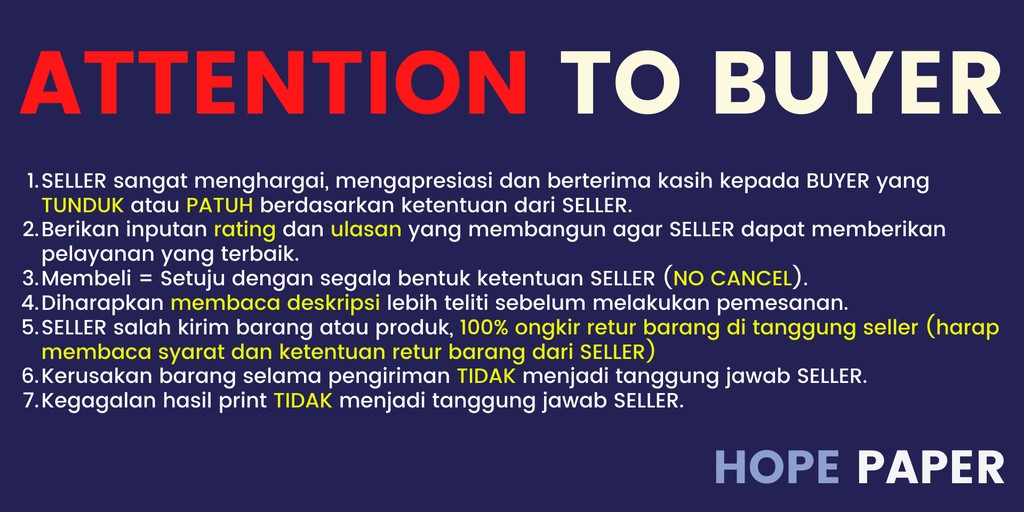 Produk HOPE PAPER | Shopee Indonesia