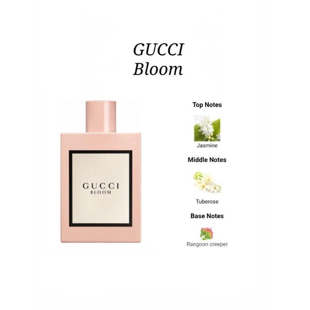 Gucci bloom cheap top notes