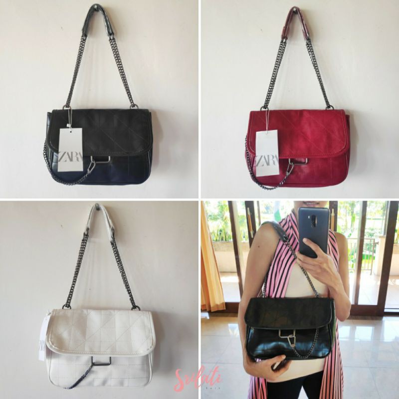 Zara rocker best sale soft crossbody bag