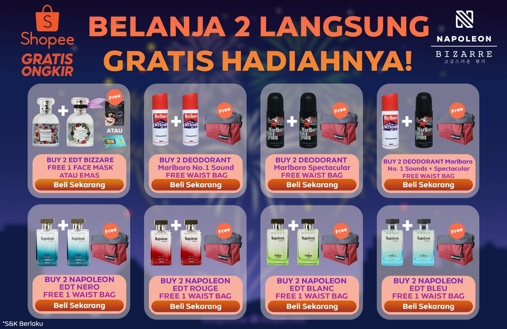 Toko Online Napoleon Scent Official Shop | Shopee Indonesia