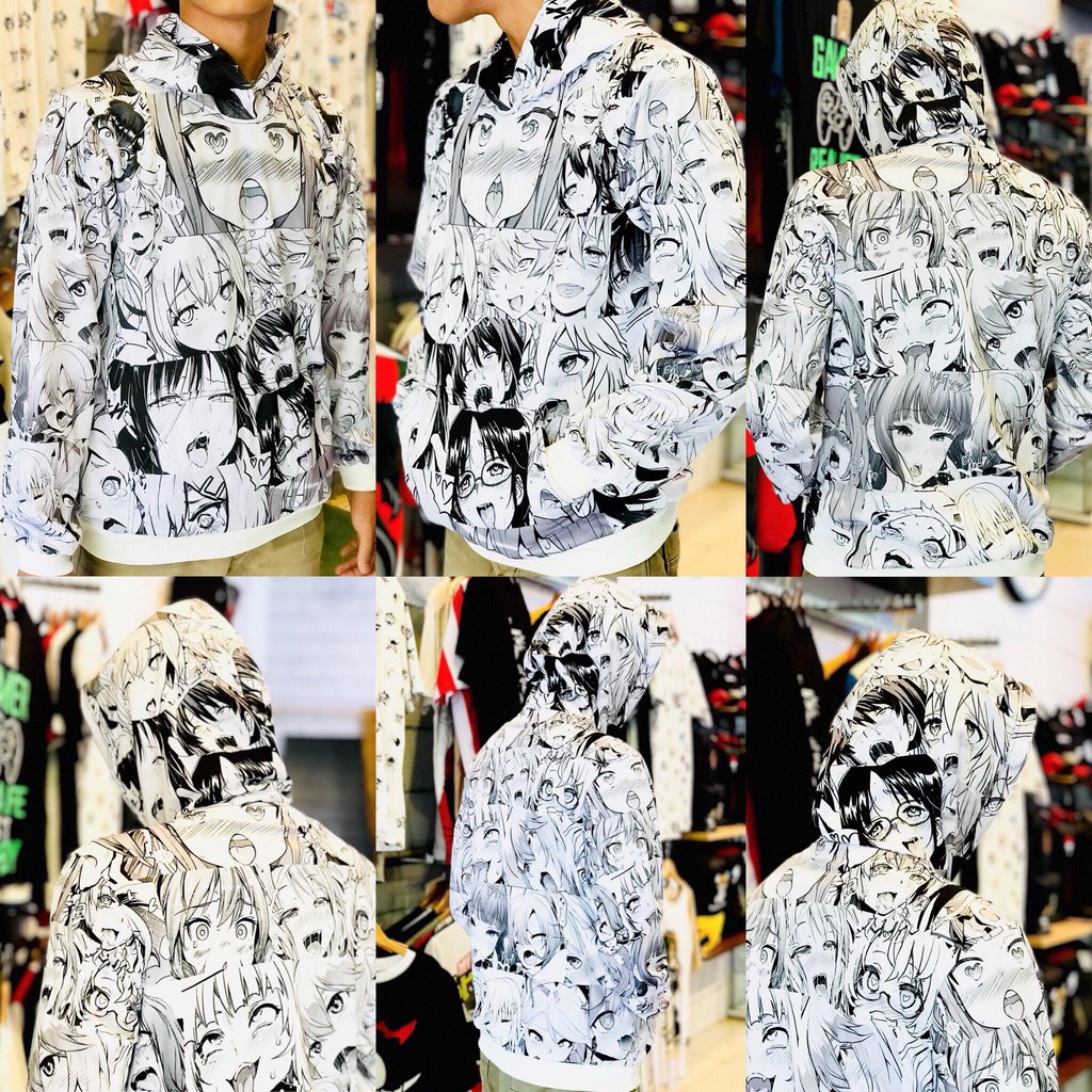 Ahegao 2024 hoodie shopee