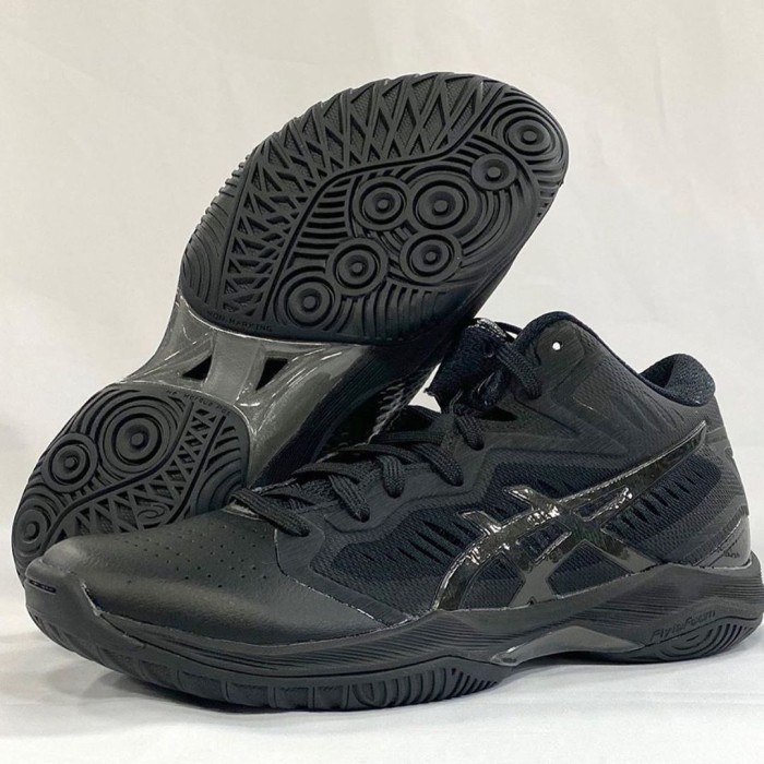 Jual Sepatu Basket Voli Volly Volley Asics Gel Hoop V12 Black