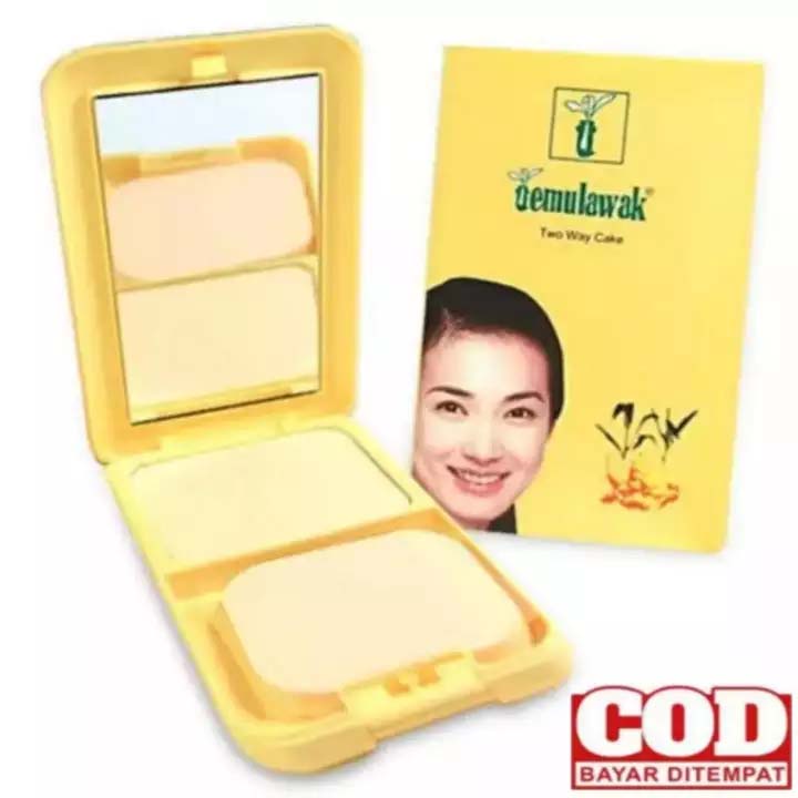 Jual Bedak Temulawak Original BPOM / Temulawak Bedak Two Way Cake / Bedak  Padat Temulawak Asli Original B | Shopee Indonesia