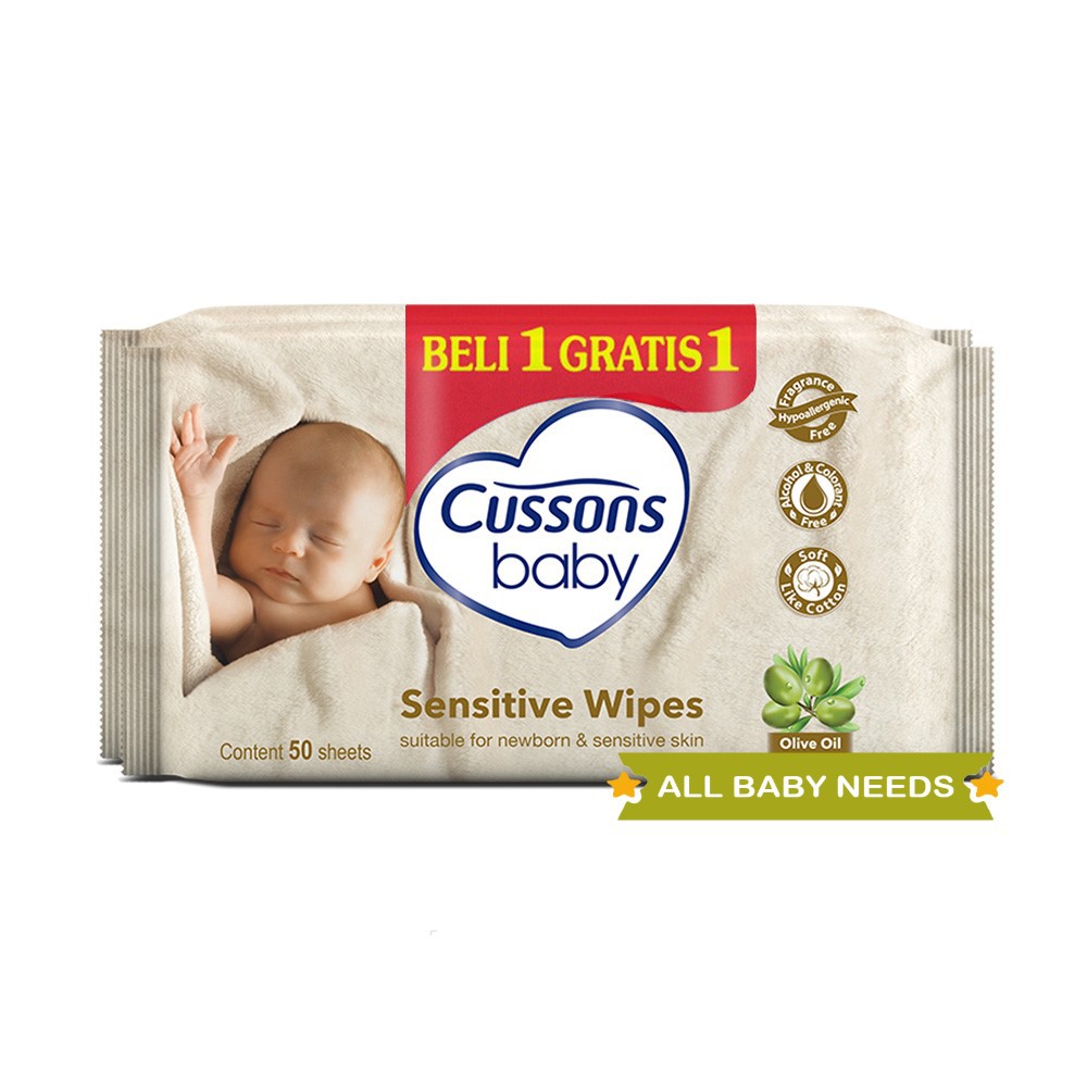 Cusson baby tisu store basah