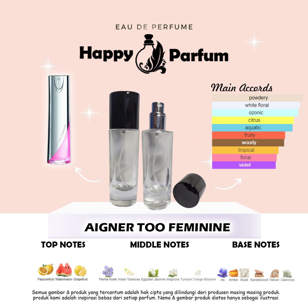 HAPPY PARFUM BY AIGNER TOO FEMININE