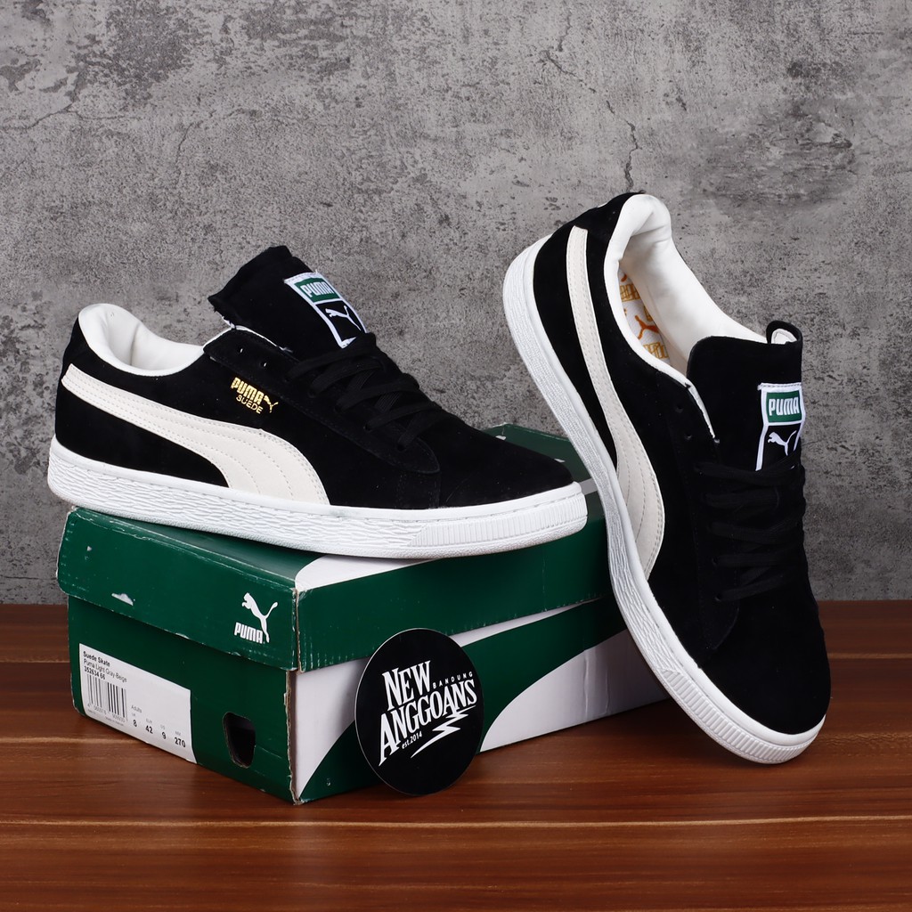 Puma store suede hitam