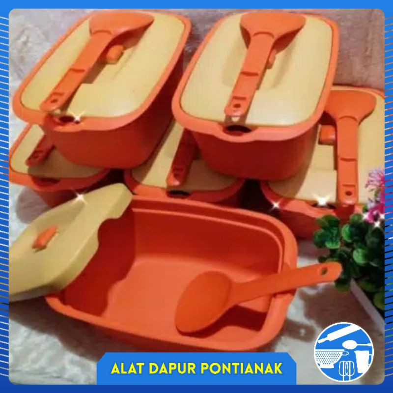 TUPPERWARE INSULATED SERVING SET WADAH SAJI, Kitchen & Appliances di  Carousell