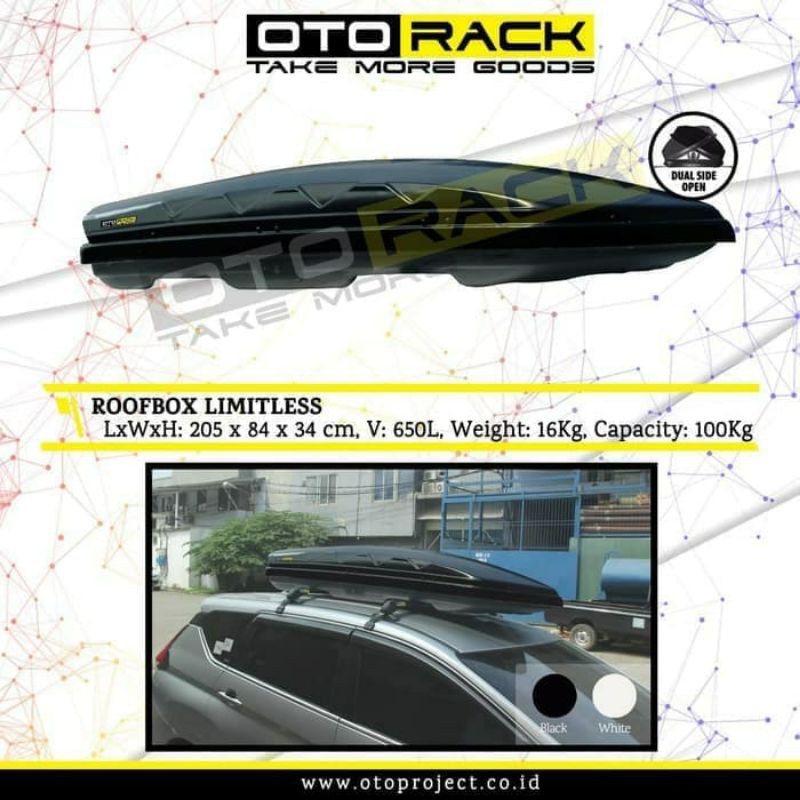 Jual Roofbox OTORACK Limitless Series Roof Box Rak Bagasi Mobil