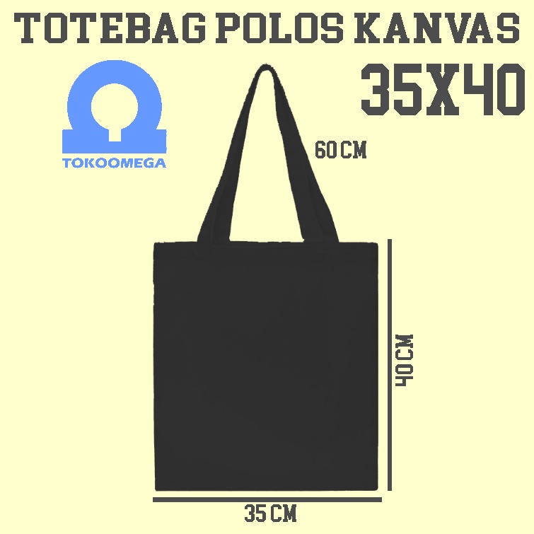 Tote bag sales polos hitam