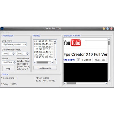 Jual Software Iviews Youtube Automation view Bot Automatic