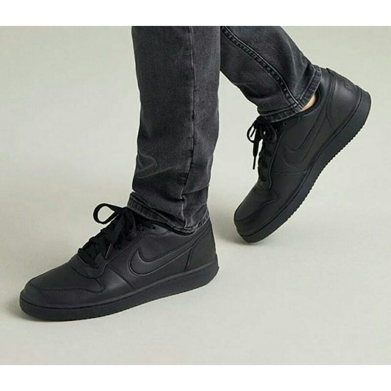 Nike ebernon clearance low all black