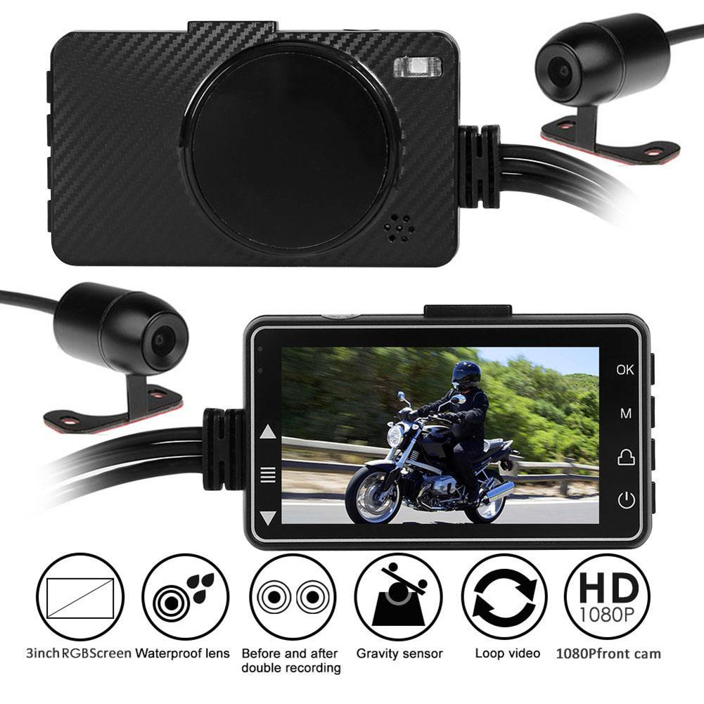 Sameuo Q1 motorcycle camera Video recorder 1440P dash cam moto bike Camera  helset camera Motorcycle dvr waterproof dashcam wifi