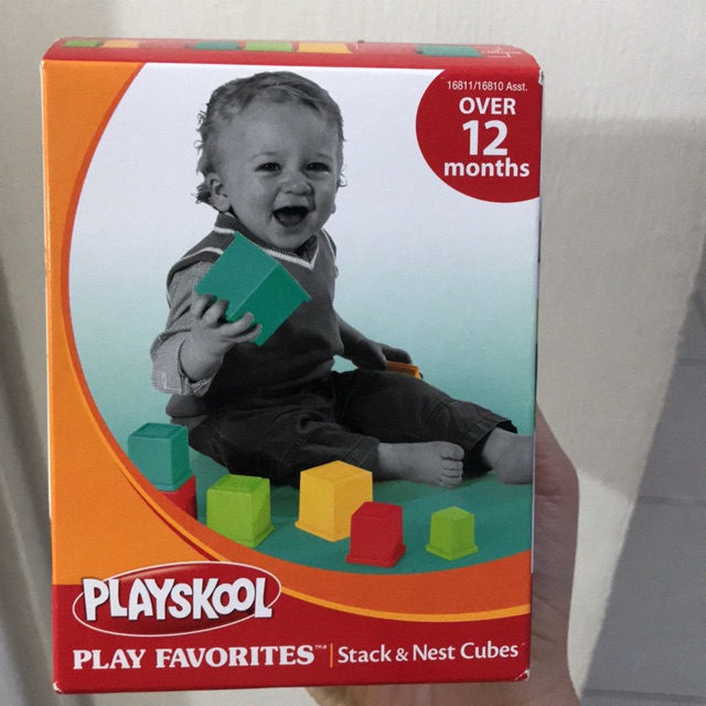 Playskool stack and nest hot sale cubes