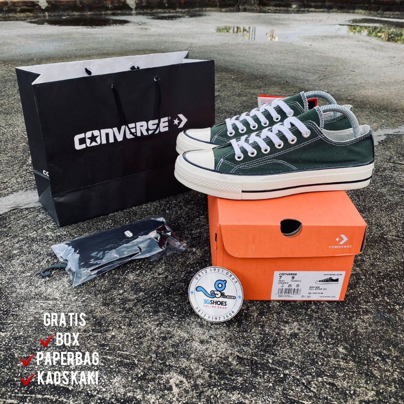 Converse 70s hot sale green army