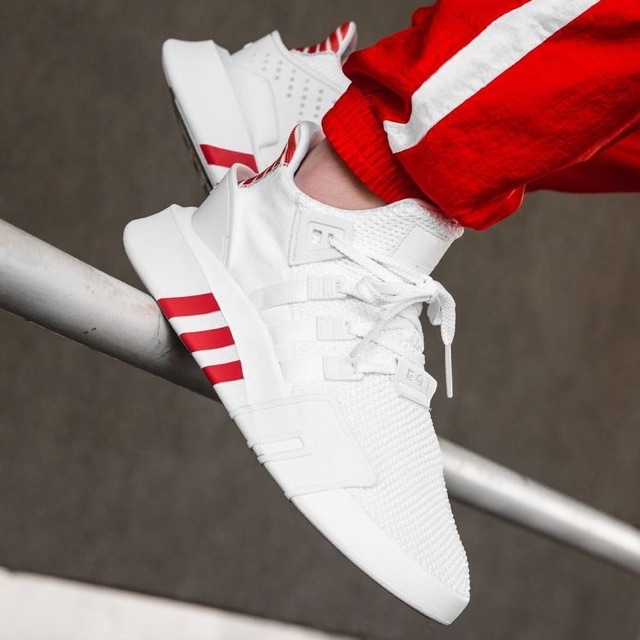 Jual ADIDAS EQT BASK ADV WHITE RED Shopee Indonesia