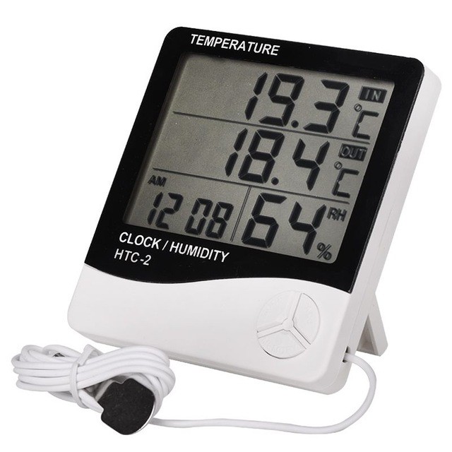Jual Termohigro Digital HTC-2 Termometer Higrometer Termometer Hygrometer |  Shopee Indonesia