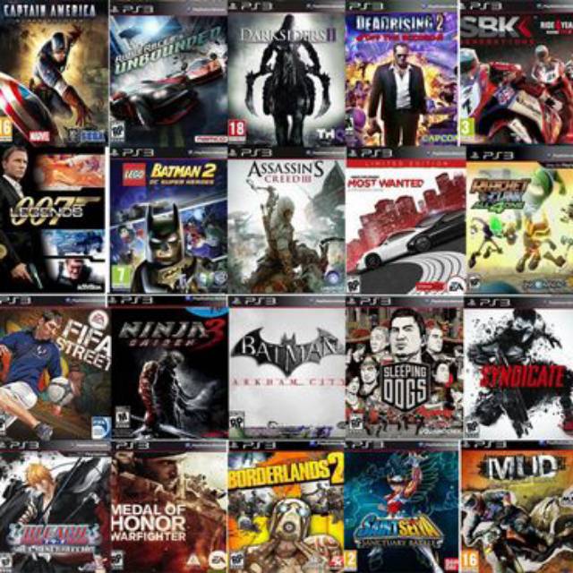 List Game PS3