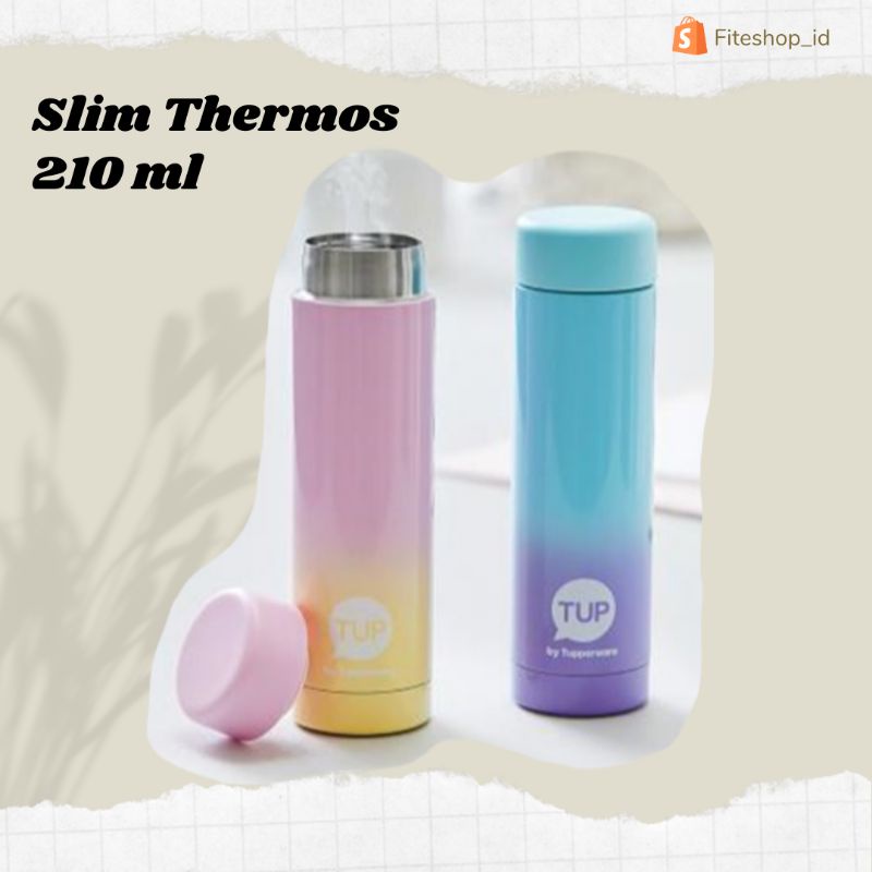 Jual Tupperware Slim Thermos 210 ml Botol Termos Shopee Indonesia