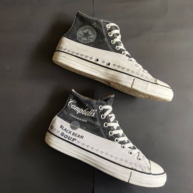 Jual Converse X Andy Warhol Black Bean Soup Shopee Indonesia