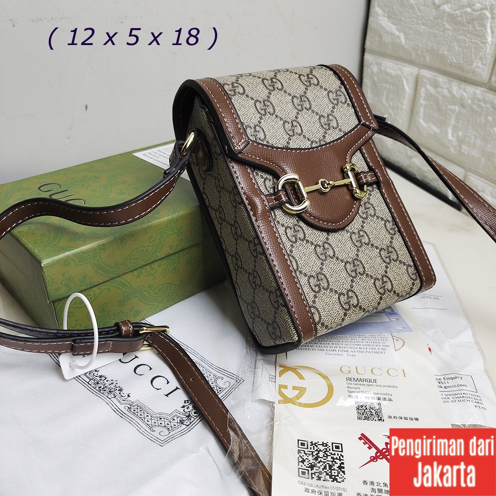 Jual Tas Selempang HP Wanita Import Gucci Size 11