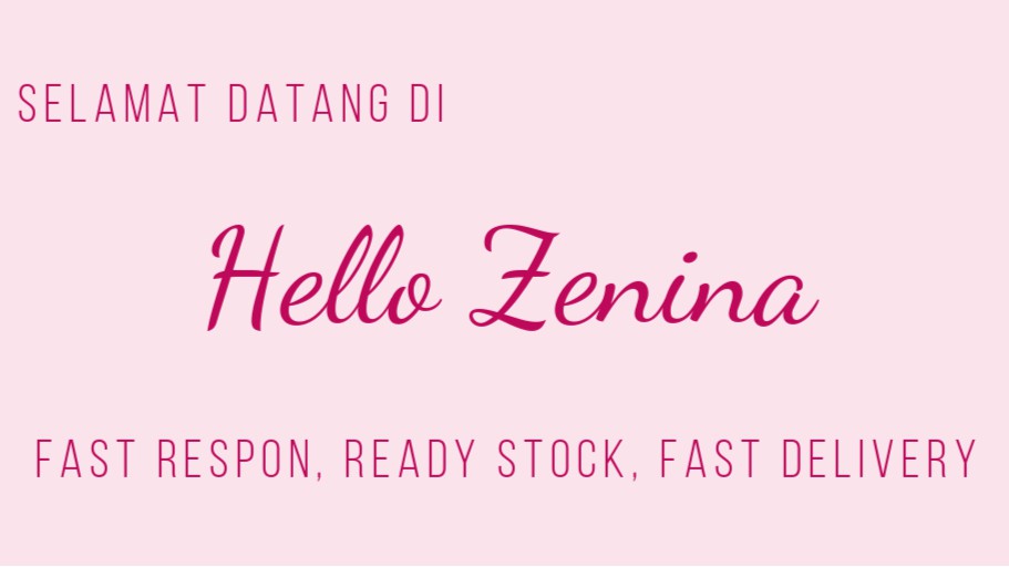 Toko Online Hello Zenina Official Shop | Shopee Indonesia