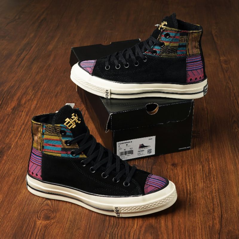 Chuck taylor 7 on sale bhm patchwork high top