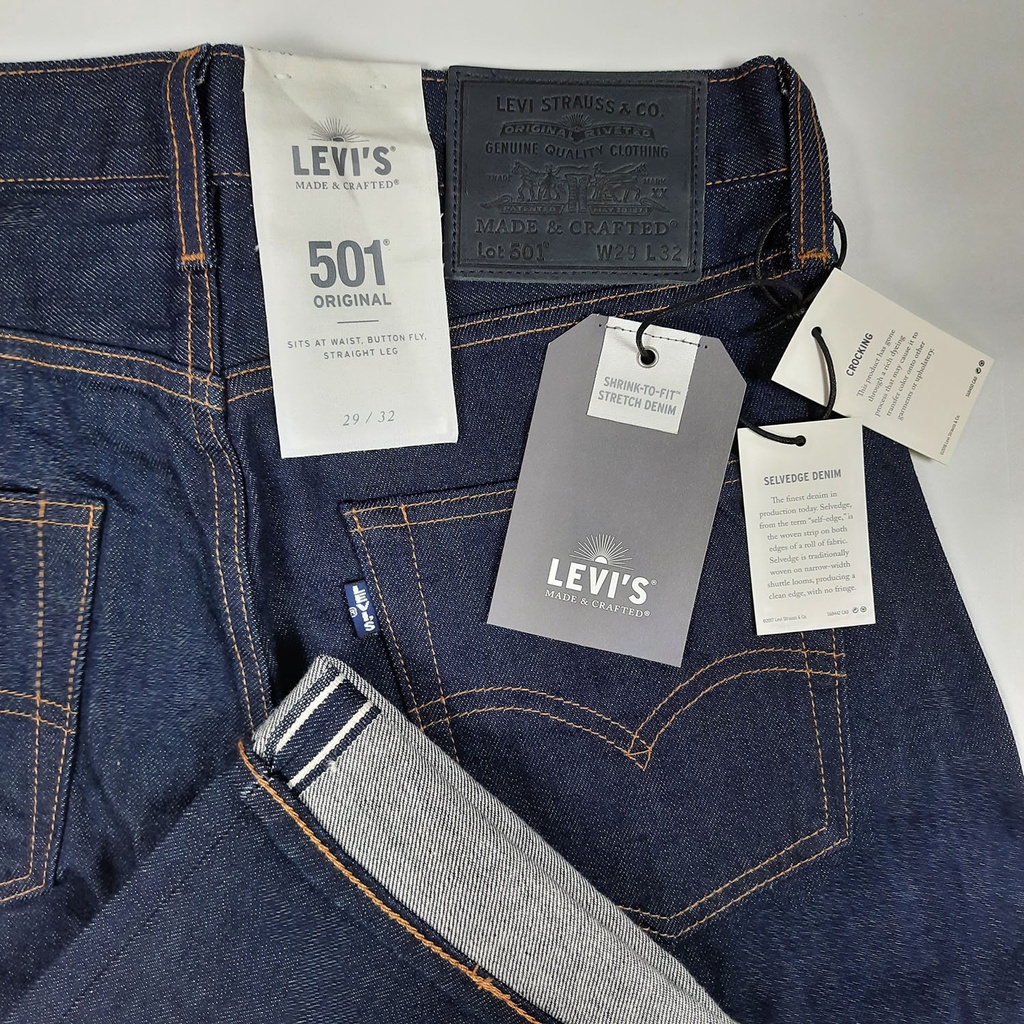 Levis LMC 501 Original Rinse Stretch Selvedge