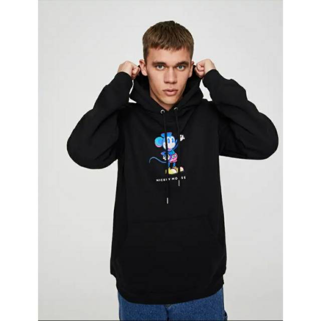 Pull and bear store mickey mouse hoodie