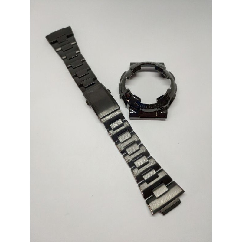 Jual G Shock GShock GA 100 Stainless Steel Set Metal Bezel Besel