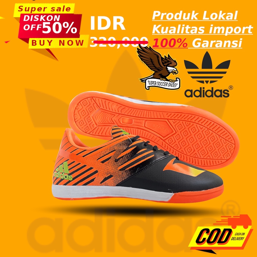 Sepatu futsal adidas outlet messi hitam