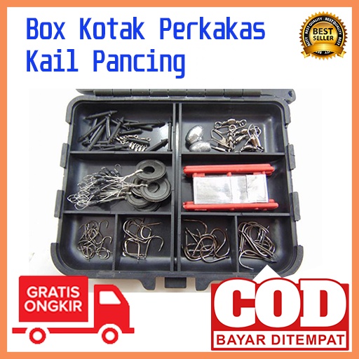 Promo TaffSPORT Box Kotak Perkakas Kail Pancing Waterproof Case