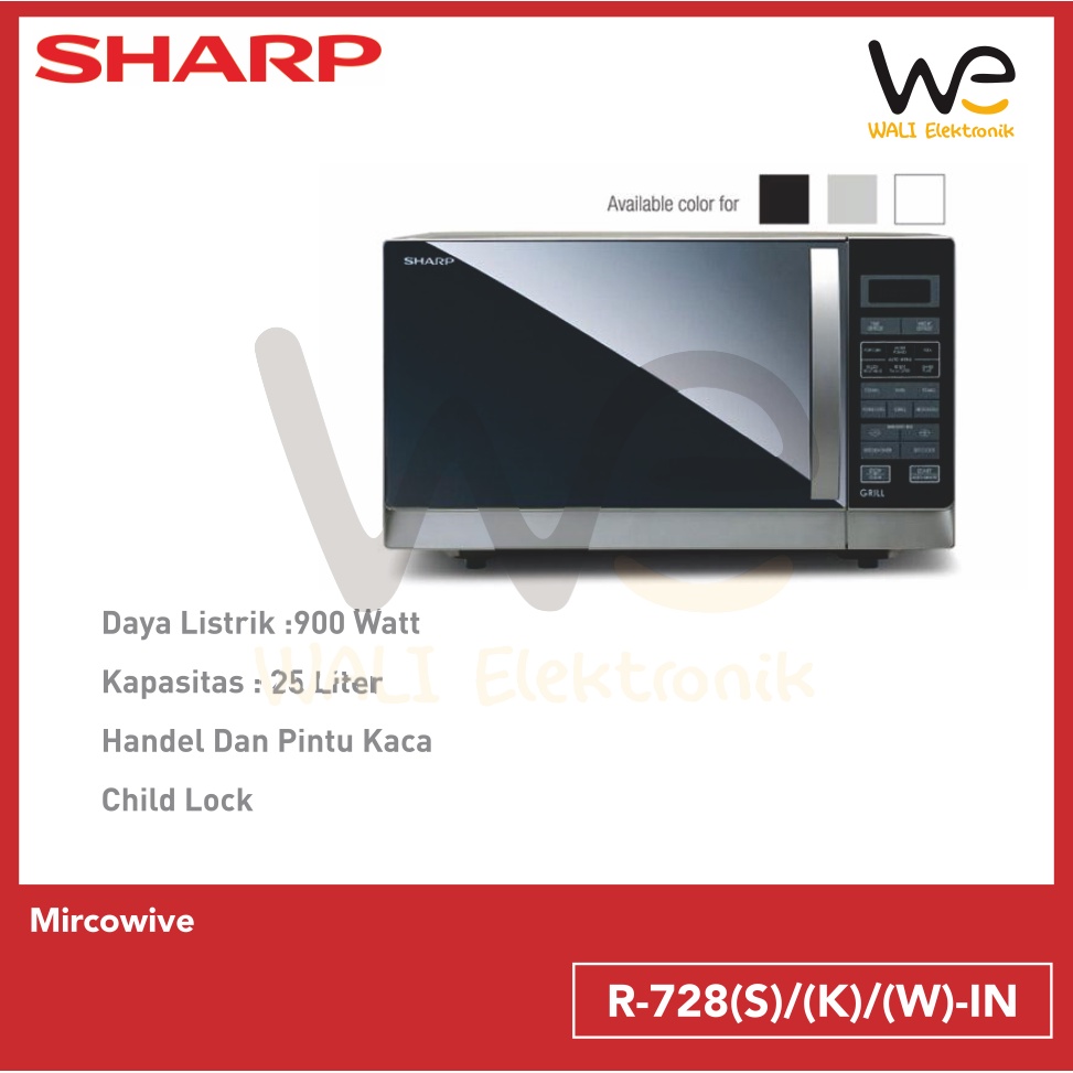 sharp r 728 w in