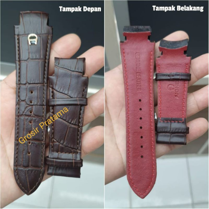 Jual Tali Kulit Aigner Palermo Tali Kulit Jam Tangan Aigner