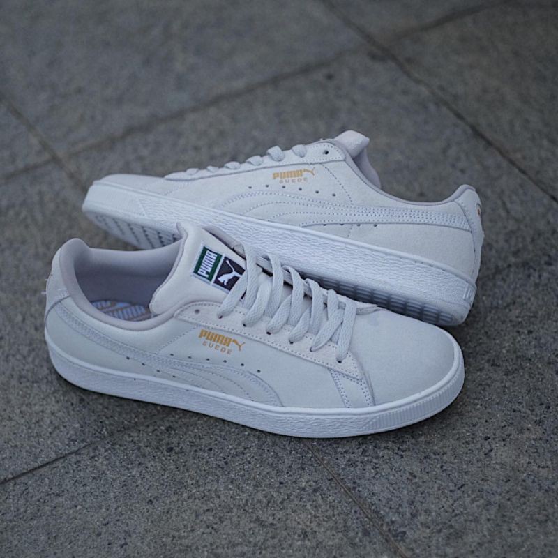 All white puma outlet suede