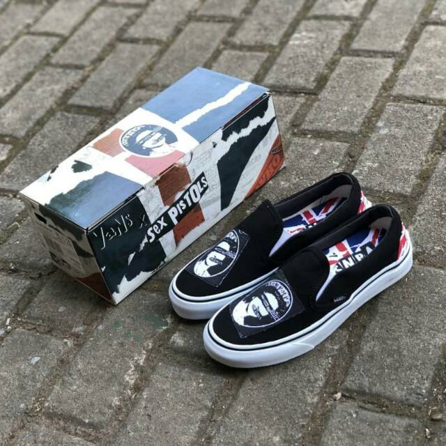 Vans slip on deals sex pistols