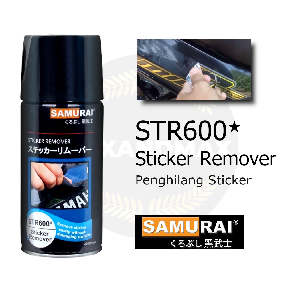 SAMURAI STICKER REMOVER / SPRAY BUANG STICKER STR600 (300ml) Negeri  Sembilan, Malaysia Supplier, Seller, Provider, Authorized Dealer
