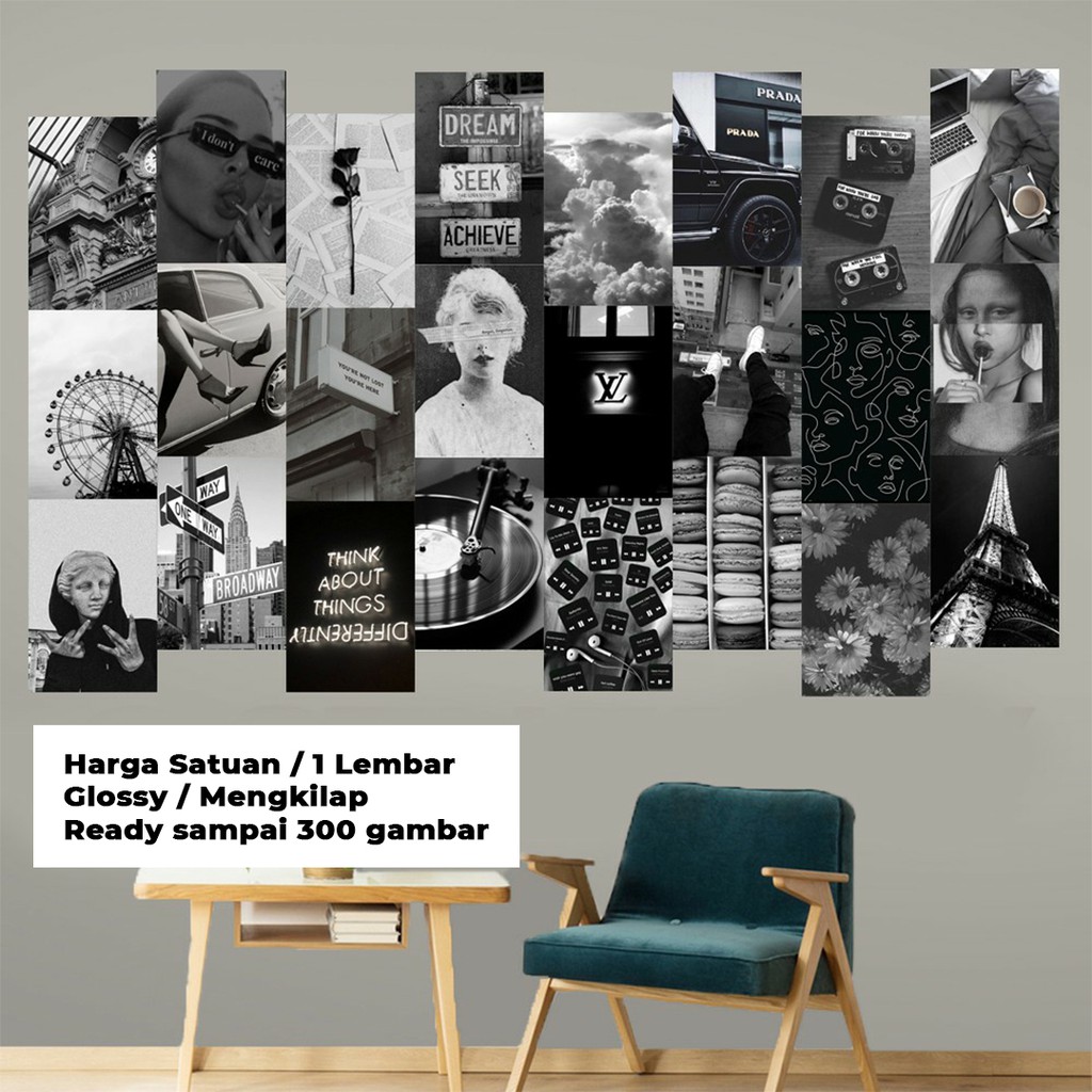 Jual Poster aesthetic wall / Poster dinding aesthetic / art wall A6/A5/A4 /custom  poster (satuan)